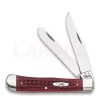 Case Cutlery Trapper Red Pocket Worn Pocket Knife 00783
