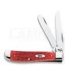 Case Cutlery Mini Trapper Dark Red Bone Pocket Knife 6983 -Outdoor Knives & Gear 12602 CA6983 01