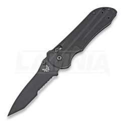 Benchmade Stryker Folding Knife, Combo, Black 909SBK