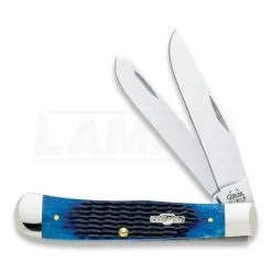 Case Cutlery Trapper Blue Bone Pocket Knife 02800