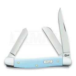 Case Cutlery Stockman Icthus Blue Pocket Knife 23381