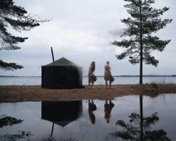 Savotta Hiisi 4 Sauna Tent -Outdoor Knives & Gear 51975 SAV140040036 05